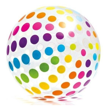 Надувний м'яч Intex Jumbo Ball 59065NP кольоровий мікс