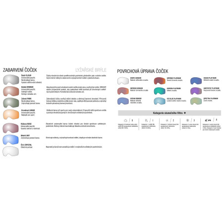 Dětské lyžařské brýle Relax Arch HTG54C