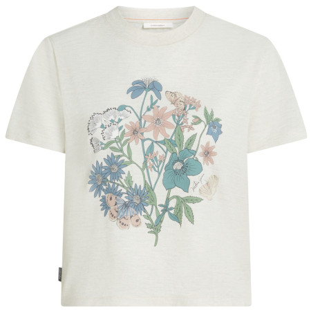 Жіноча футболка Icebreaker Merino 150 Tech Lite SS Crop Tee NZ Flora