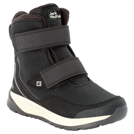 Дитячі зимові черевики Jack Wolfskin Polar Bear Texapore High Vc K чорний black / grey