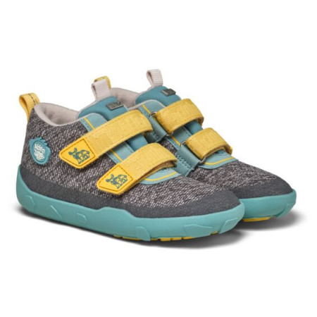 Dětské barefoot boty Affenzahn Low Boot Knit Happy Rhino жовтий/зелений Rhino