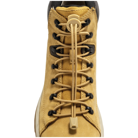 Шнурки для взуття Lock Laces Boot бежевий Tan Boot
