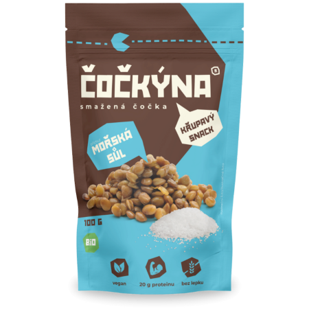 Їжа для подорожей Čočkýna Смажена сочевиця: Морська сіль