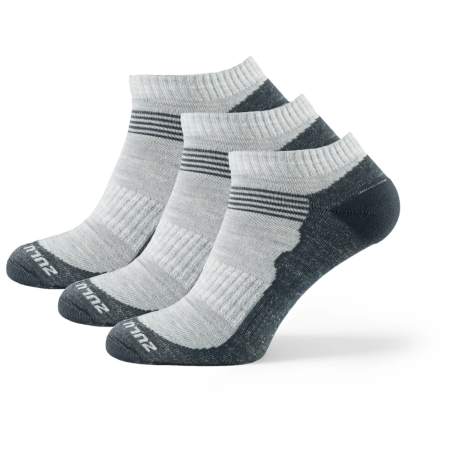 Шкарпетки Zulu Merino Summer 3-pack сірий grey