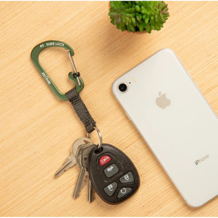 Допоміжний карабін Nite Ize SlideLock Key Ring Aluminum