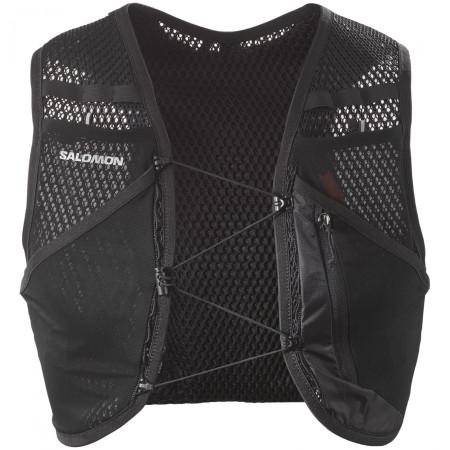 Біговий жилет Salomon Active Skin 4 No Flasks чорний/білий BLACK
