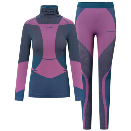 Термобілизна жіноча Viking Fusion Lady Set синій/фіолетовий turquise/fuchsia