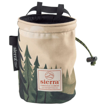 Мішечок для магнезії SIERRA Climbing Element Series бежевий/зелений