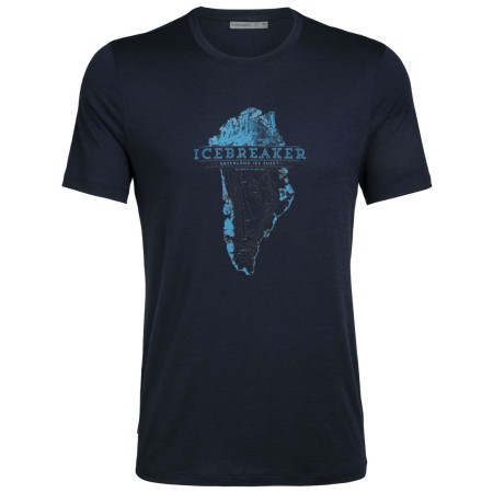 Чоловіча футболка Icebreaker SS Crewe Greenland Crest