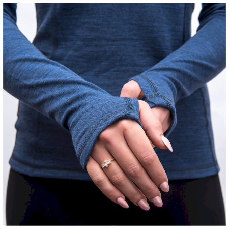 Жіноча функціональна футболка Sensor Merino Bold довгий рукав