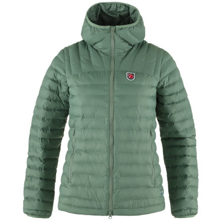 Жіноча зимова куртка Fjällräven Expedition Lätt Hoodie світло-зелений