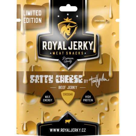 М’ясо сушене Royal Jerky Beef Fatty Cheese 22g