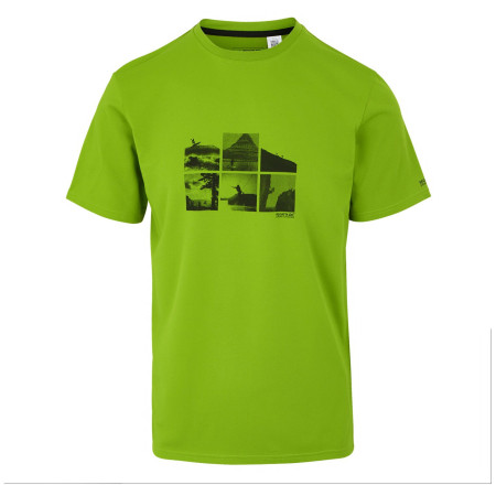 Чоловіча футболка Regatta Fingal Stretch зелений GrenoblGreen