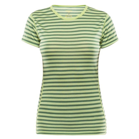 Футболка Devold Breeze Woman T-Shirt (2018) жовтий LimeStripes