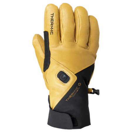 Лижні рукавички Therm-ic Freeride Ultra Heat Gloves чорний/жовтий Black
