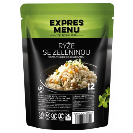 Готова їжа Expres menu Рис з овочами 500 г.