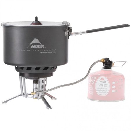 Пальник MSR WindBurner Group Stove System чорний/срібний