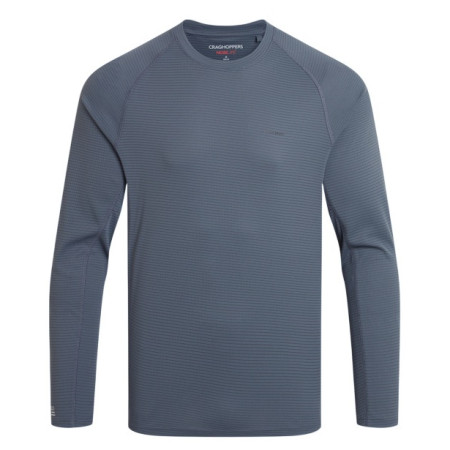 Чоловіча футболка Craghoppers NosiLife SolarShield+ LS T-Shirt темно-сірий Dark Pewter