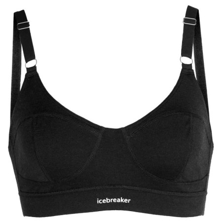 Бюстгальтер Icebreaker Queens Clasp Bra чорний