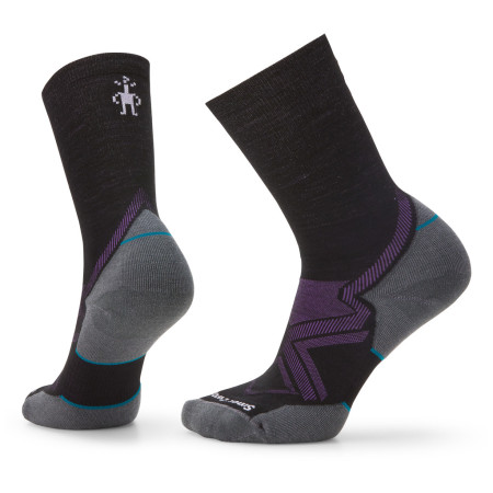 Жіночі шкарпетки Smartwool W Run Cold Weather Targeted Cushion Crew чорний/сірий