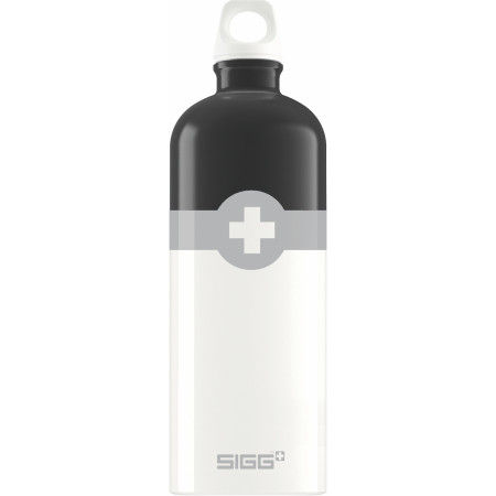 Пляшка Sigg Swiss Logo 1 l чорний