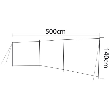 Захисна панель Bo-Camp Brendan - 3 díly