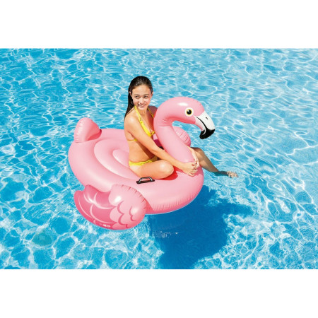 Надувний фламінго Intex Pink Flamingo Ride-On