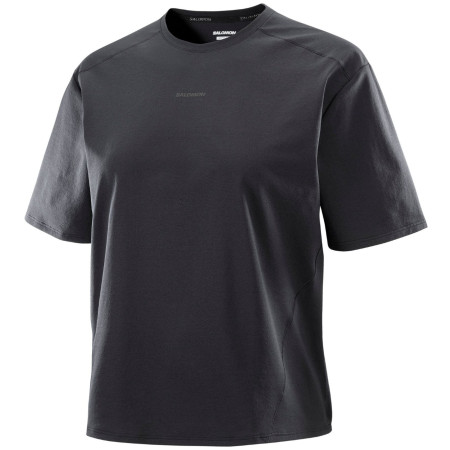 Жіноча футболка Salomon Trackline SS Tee чорний Deep Black