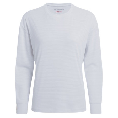 Жіноча футболка Craghoppers NosiLife SolarShield+ Long Sleeved T-Shirt білий White
