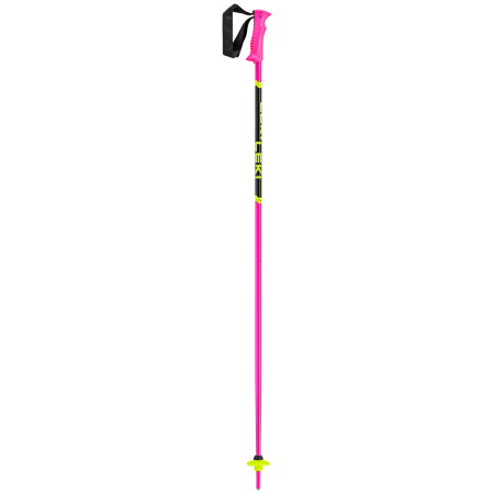 Лижні палиці Leki Racing Kids рожевий/жовтий neonpink-black-neonyellow