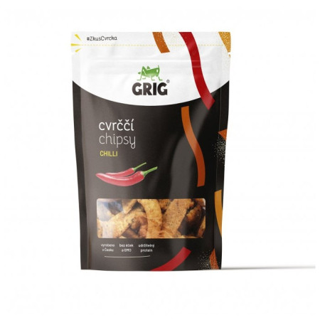 Чіпси із цвіркунів Grigs Chilli Chips чорний