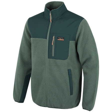 Чоловіча фліска MOOA Sherpa зелений forest green