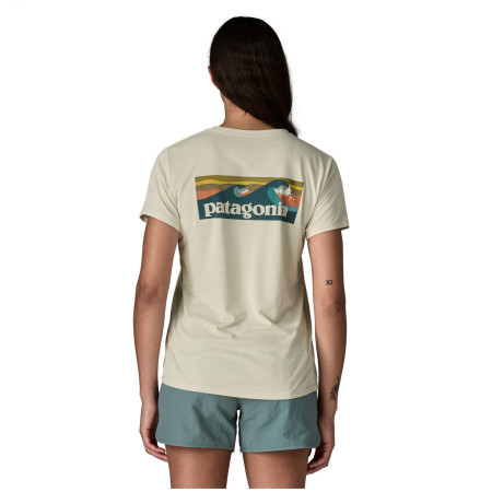 Жіноча футболка Patagonia Women's Capilene Cool Daily Shirt - Boardshort Logo
