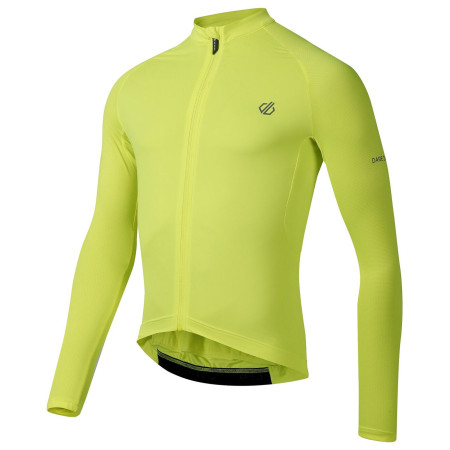 Чоловіча велофутболка Dare 2b Lightning Long Sleeve Jersey жовтий Fluro Yellow