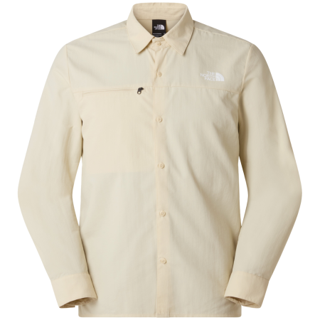 Чоловіча футболка The North Face Packable Long Sleeve Shirt бежевий Desert Stone