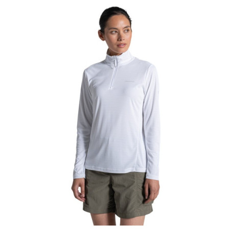 Жіноча футболка Craghoppers NosiLife SolarShield+ Half Zip Top
