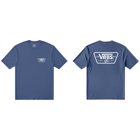 Чоловіча футболка Vans Knu Patch SS Tee синій True Navy