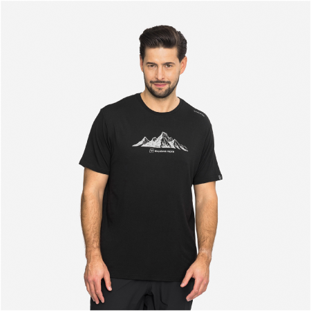 Чоловіча функціональна футболка Viking Lenta чорний black