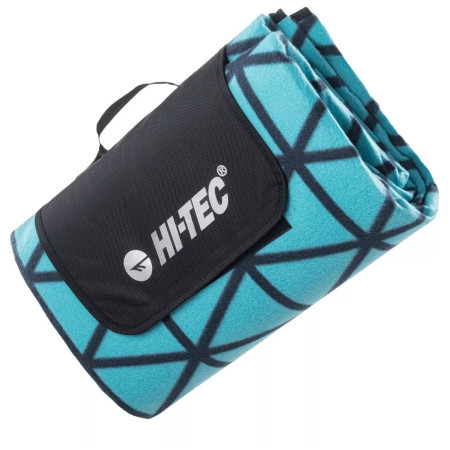 Ковдра для пікніка Hi-Tec Nico синій/чорний Blue Triangle Pattern
