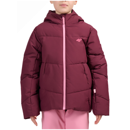 Дитяча гірськолижна куртка 4F Technical Jacket F1194 Burgundy бордовий Burgundy