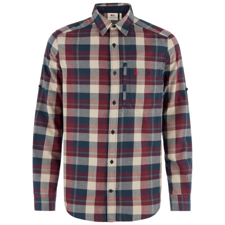 Чоловіча сорочка Fjällräven Fjällglim Regular Shirt M темно-синій Dark Navy-Maroon