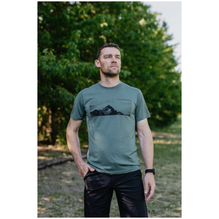 Чоловіча футболка MOOA Merino Lyolite Highlander 150 Short