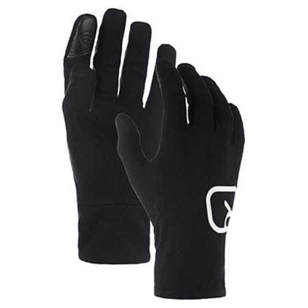Жіночі рукавички Ortovox W's 185 Rock'n'Wool Glove Liner чорний Black Raven