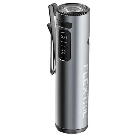 Світлодіодний ліхтарик Flextail ZERO Flashlight 1200 + EDC срібний