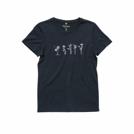 Жіноча футболка Devold Classic "Flowers" Tee Wmn