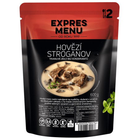 Готова їжа Expres menu Яловичина Біфстроганов 600 г