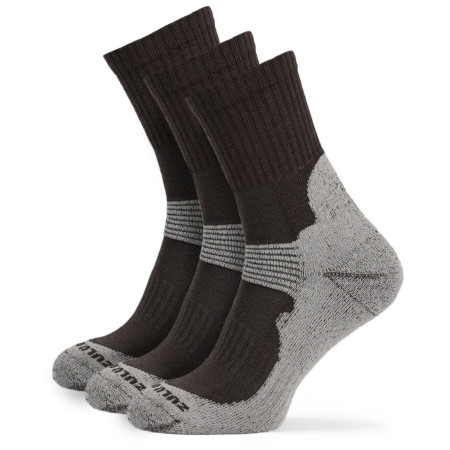 Шкарпетки Zulu Merino Allseason 3-pack сірий/коричневий grey/brown
