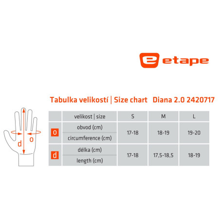 Жіночі рукавички Etape Diana 2.0
