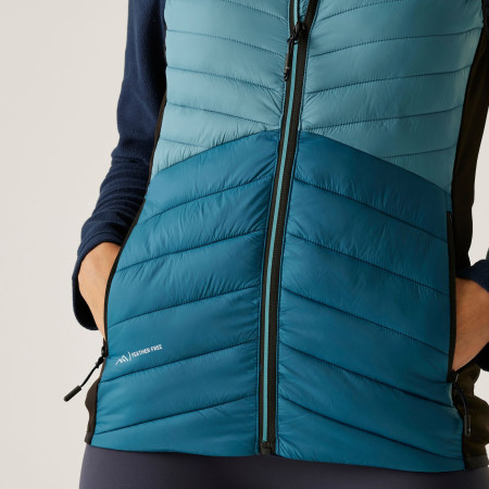 Жіноча жилетка Regatta Women’s Leedre Hybrid B/W