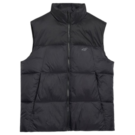 Чоловіча жилетка 4F Vest Jacket M229 чорний DEEP BLACK